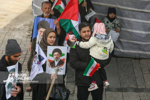 راهپیمایی ضد استکباری روز قدس _ مشهد مقدس( 2)