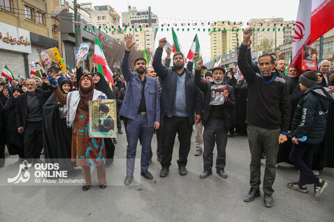 راهپیمایی ضد استکباری روز قدس _ مشهد مقدس( 2)