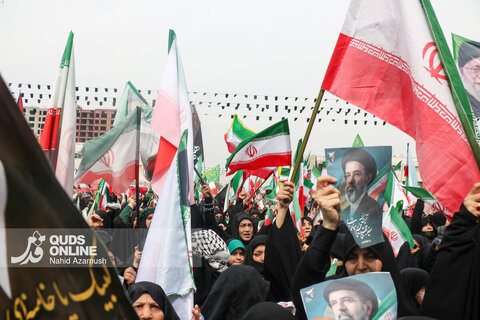 گزارش تصویری | راهپیمایی با شکوه روز جهانی قدس در مشهد - ۱