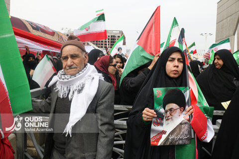 گزارش تصویری | راهپیمایی با شکوه روز جهانی قدس در مشهد - ۱