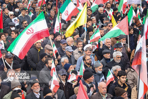 گزارش تصویری | راهپیمایی با شکوه روز جهانی قدس در مشهد - ۱