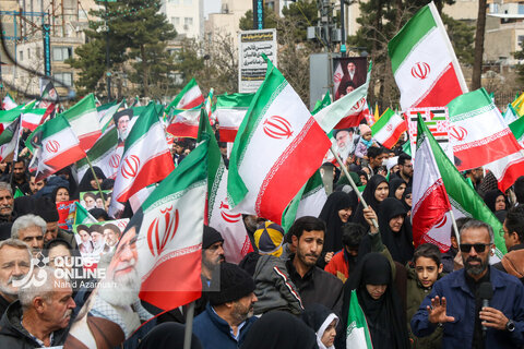 گزارش تصویری | راهپیمایی با شکوه روز جهانی قدس در مشهد - ۱