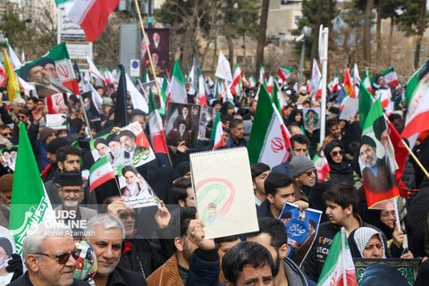 گزارش تصویری | راهپیمایی با شکوه روز جهانی قدس در مشهد - ۱