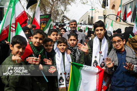 گزارش تصویری | راهپیمایی با شکوه روز جهانی قدس در مشهد - ۱