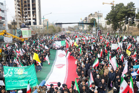 گزارش تصویری | راهپیمایی با شکوه روز جهانی قدس در مشهد - ۱