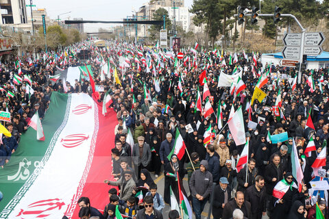 گزارش تصویری | راهپیمایی با شکوه روز جهانی قدس در مشهد - ۱