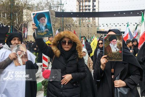 گزارش تصویری | راهپیمایی با شکوه روز جهانی قدس در مشهد - ۱