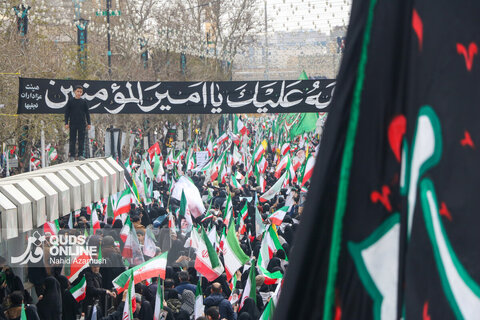 گزارش تصویری | راهپیمایی با شکوه روز جهانی قدس در مشهد - ۱