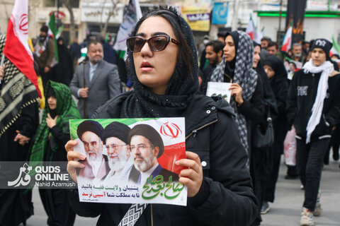 گزارش تصویری | راهپیمایی با شکوه روز جهانی قدس در مشهد - ۱