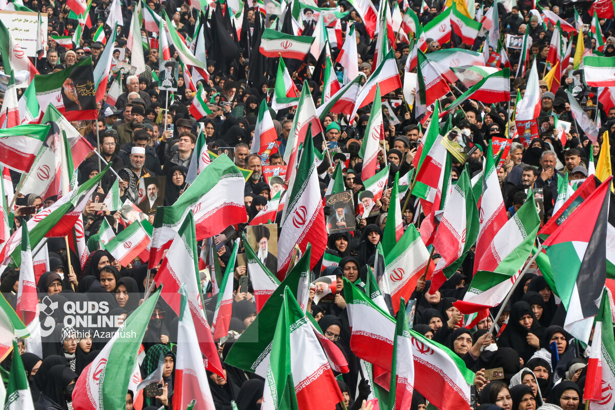 فیلم | راهپیمایی عظیم مشهدی‌ها در روز جهانی قدس از میدان شهدا تا حرم مطهر رضوی