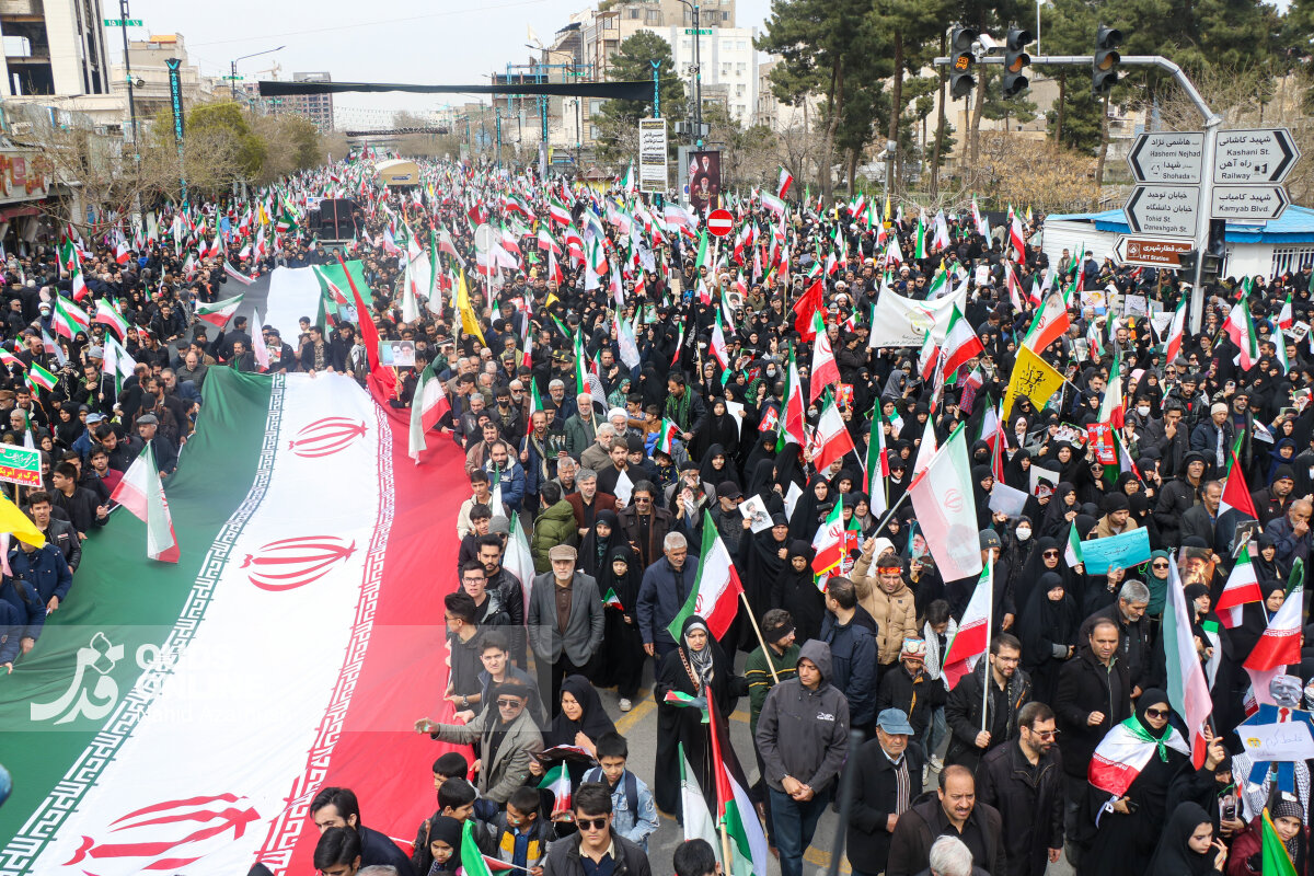 اقامه عزای مشهدی‌ها به مناسبت چهلم سیدالشهدای انقلاب