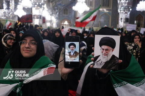 گزارش تصویری | بیعت پنج‌هزار نوجوان با رهبر انقلاب اسلامی در رواق امام خمینی(ره)