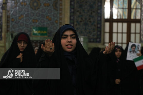 گزارش تصویری | بیعت پنج‌هزار نوجوان با رهبر انقلاب اسلامی در رواق امام خمینی(ره)