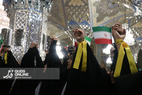 گزارش تصویری | بیعت پنج‌هزار نوجوان با رهبر انقلاب اسلامی در رواق امام خمینی(ره)