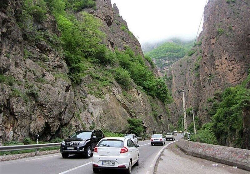 جاده چالوس یک طرفه می‌شود/ بارش باران در جاده‌های این ۹ استان