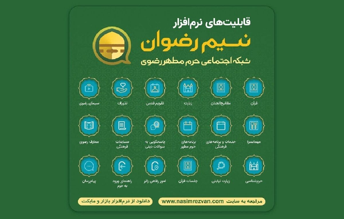 «نسیم رضوان»؛ خدمتی هوشمند در مسیر زیارت