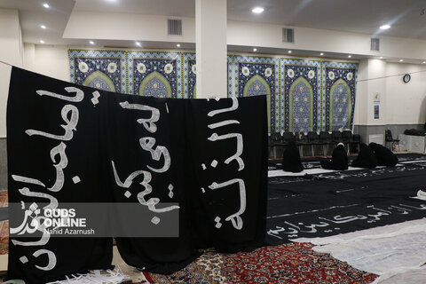 گزارش تصویری | قاب‌هایی از حماسه پارچه و پرچم