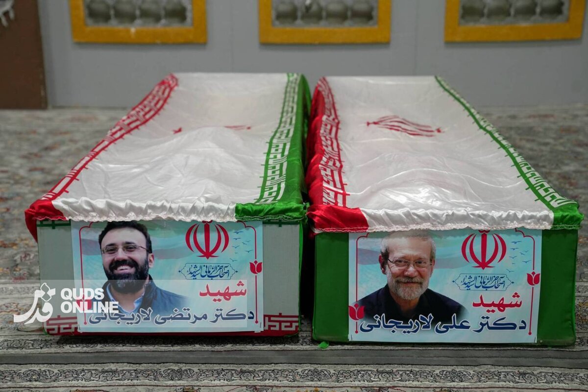 فیلم | قاب‌هایی ویژه از مراسم اربعین شهیدان لاریجانی