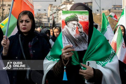 مراسم تشییع «علی لاریجانی»، «غلامرضا سلیمانی» و قهرمانان «ناو دنا»