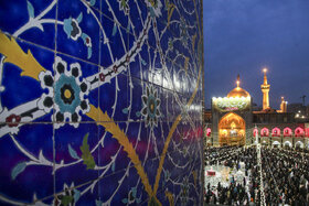 تحویل سال نو در حرم مطهر رضوی