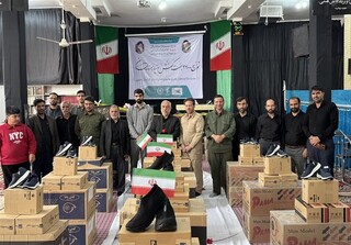 توزیع ۳۲۰۰ جفت کفش بین نیازمندان خراسان جنوبی به یاد شهید سلیمانی