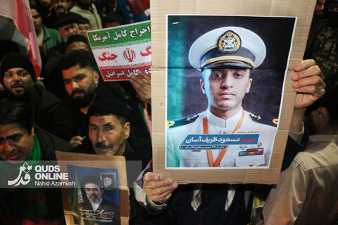 گزارش تصویری | تشییع پیکر شهید قهرمان دنا