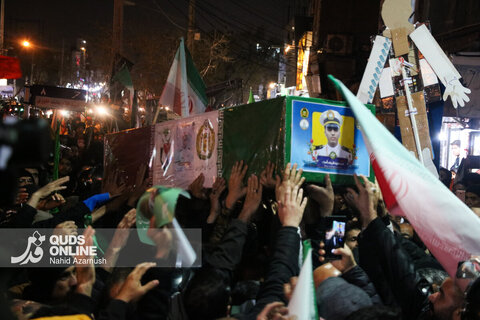 گزارش تصویری | تشییع پیکر شهید قهرمان دنا