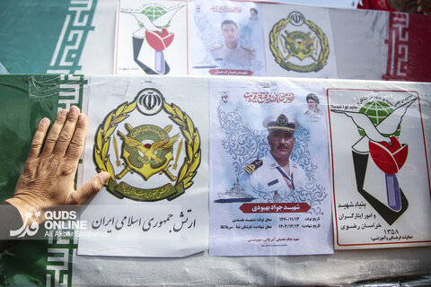 گزارش تصویری | مراسم تشییع قهرمانان «ناو دنا» - مشهد