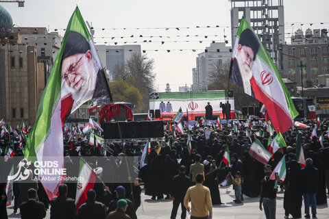گزارش تصویری | مراسم تشییع قهرمانان «ناو دنا» - مشهد