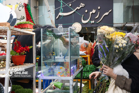 گزارش تصویری | حال‌وهوای بازار گل و گیاه مشهد در آستانه نوروز ۱۴۰۵