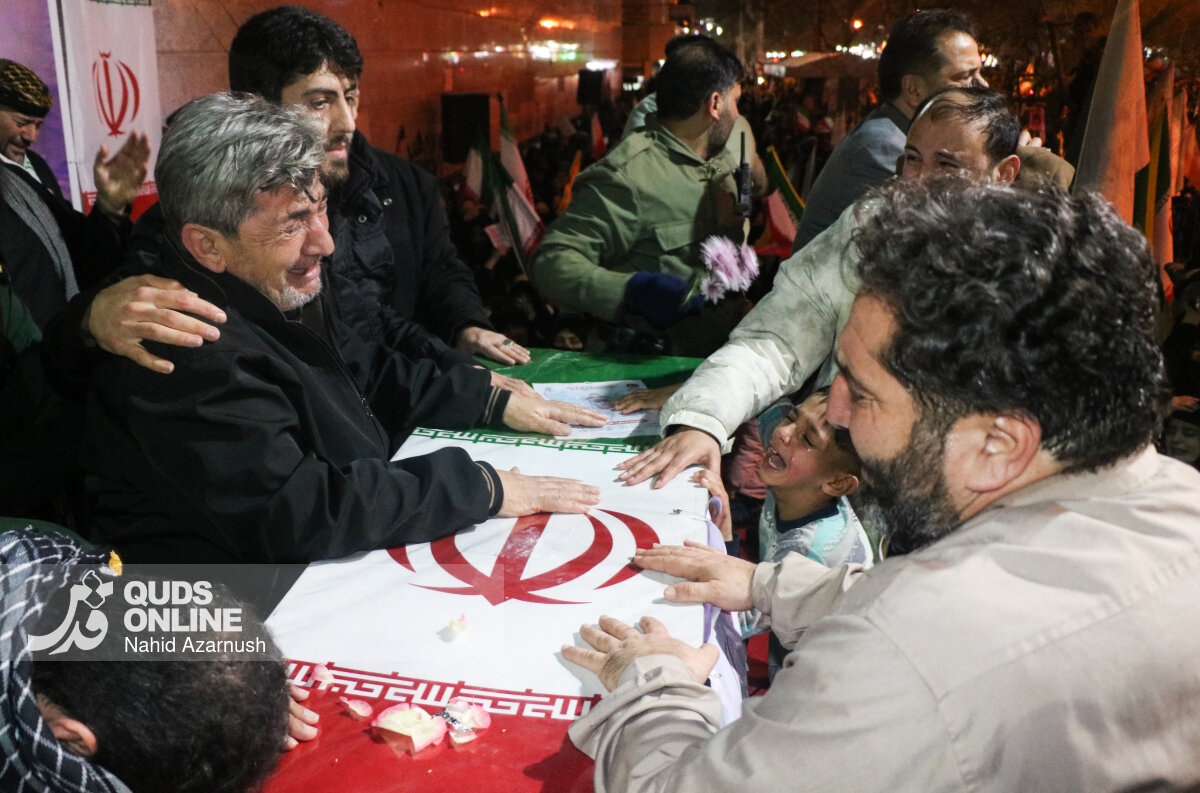 پیکر مطهر شهید «رضا رزاق» در لاهیجان تشییع شد
