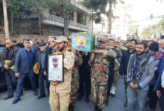 پیکر شهید ناوشکن دنا در گنبدکاووس تشییع شد