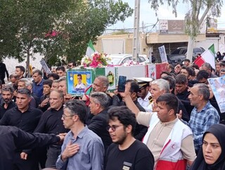 حماسه دریادل جیرفتی؛ روایت تشییع پیکر ناخدا اصغر مسلمی در زادگاهش