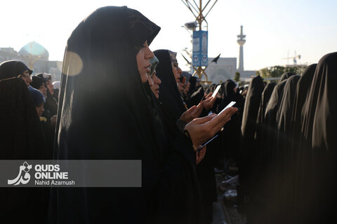 گزارش تصویری | نماز عید فطر در حرم امام رضا(ع)