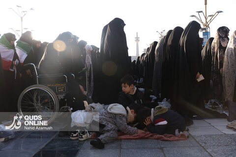 گزارش تصویری | نماز عید فطر در حرم امام رضا(ع)
