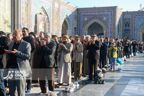 گزارش تصویری | نماز عید فطر در حرم امام رضا(ع)