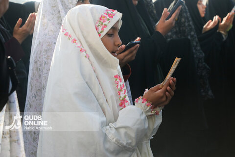 گزارش تصویری | نماز عید فطر در حرم امام رضا(ع)