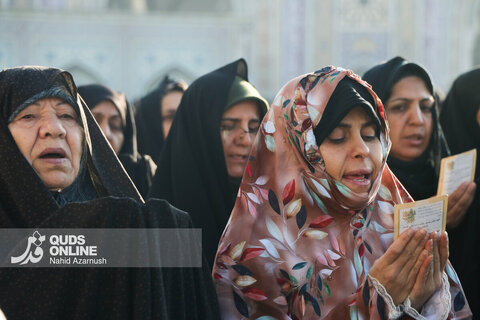 گزارش تصویری | نماز عید فطر در حرم امام رضا(ع)