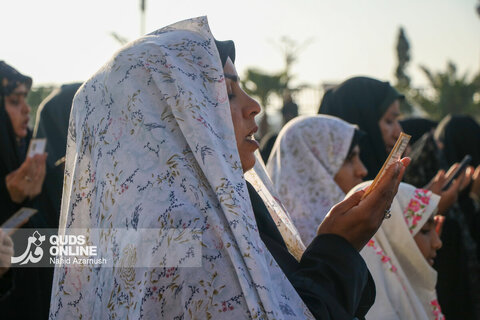 گزارش تصویری | نماز عید فطر در حرم امام رضا(ع)