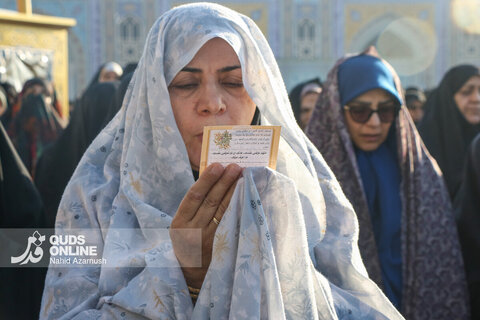 گزارش تصویری | نماز عید فطر در حرم امام رضا(ع)