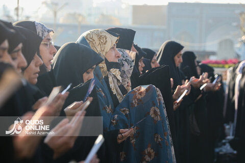 گزارش تصویری | نماز عید فطر در حرم امام رضا(ع)