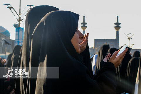 گزارش تصویری | نماز عید فطر در حرم امام رضا(ع)