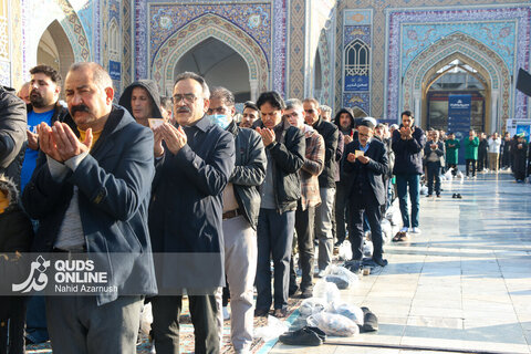 گزارش تصویری | نماز عید فطر در حرم امام رضا(ع)