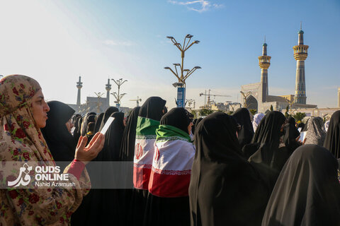 گزارش تصویری | نماز عید فطر در حرم امام رضا(ع)