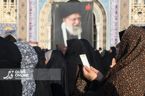 گزارش تصویری | نماز عید فطر در حرم امام رضا(ع)