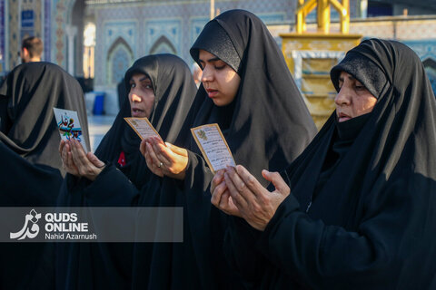 گزارش تصویری | نماز عید فطر در حرم امام رضا(ع)