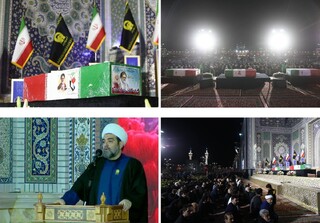 ویژه‌برنامه بزرگداشت شهدای وطن در حرم مطهر رضوی برگزار شد