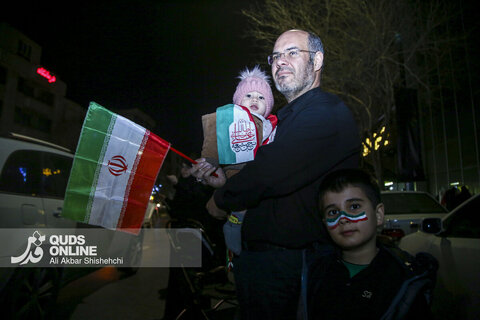 بیست و دومین شب حضور خیابانی مردم مشهد در خون خواهی امام شهید