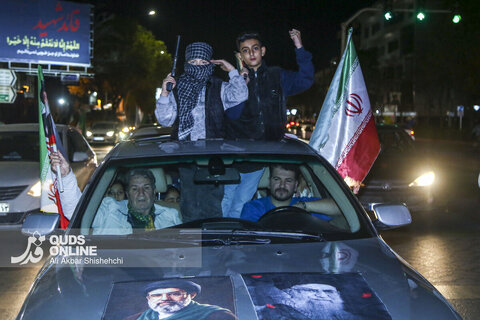 بیست و دومین شب حضور خیابانی مردم مشهد در خون خواهی امام شهید