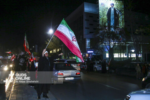 بیست و دومین شب حضور خیابانی مردم مشهد در خون خواهی امام شهید